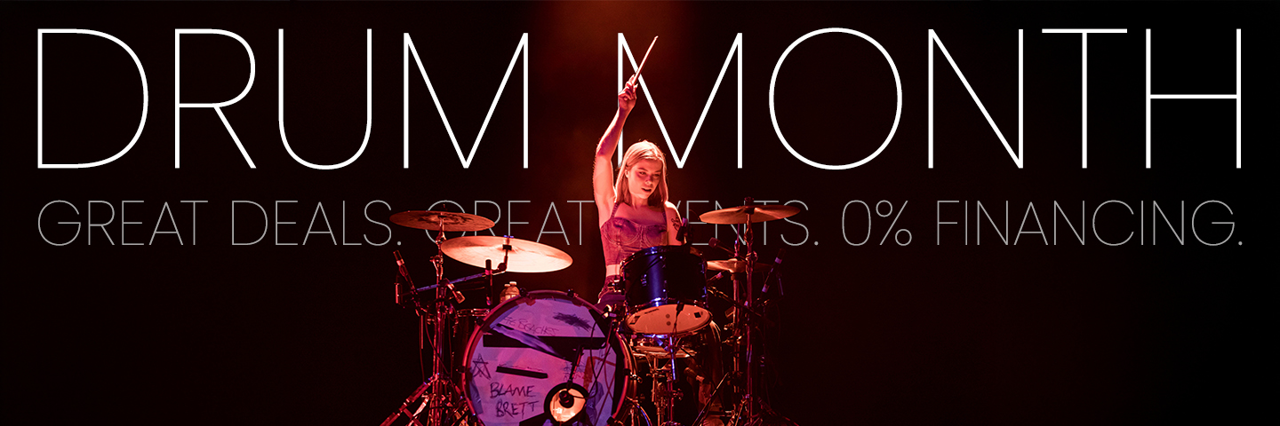 May is Drum Month at Long & McQuade!